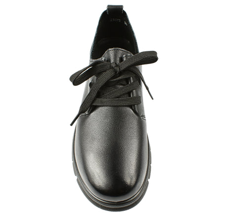 Pantofi casual, dama, FORMAZIONE, 21072 negru, piele naturala